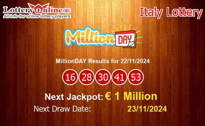 LatestMillionDAY Results