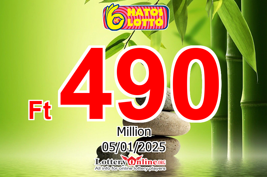 The result of Hatoslotto of Hungary on Dec. 29, 2024; Jackpot is Ft 490 Million HUF