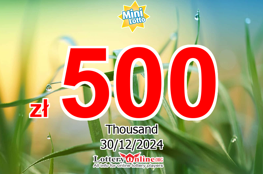 The result of Mini Lotto lottery of Poland on Dec. 29, 2024