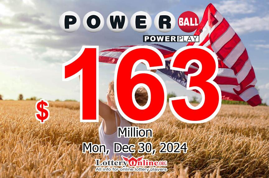 Powerball results for 12/28/24; Jackpot swells to $163 million