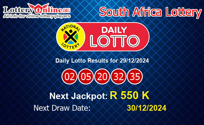 LatestDaily Lotto Results