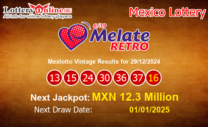 LatestMexlotto Vintage Results