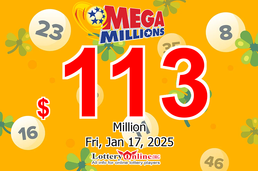 Mega Millions results for Jan. 14, 2025; jackpot worth $113 million