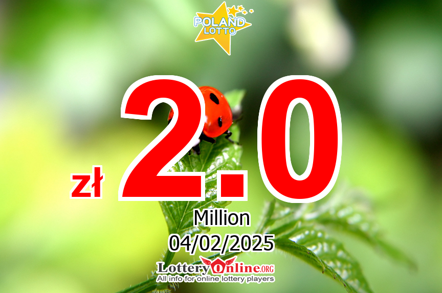 Result of Lotto on Feb. 1, 2025: Jackpot is zł 2 Million PLN now