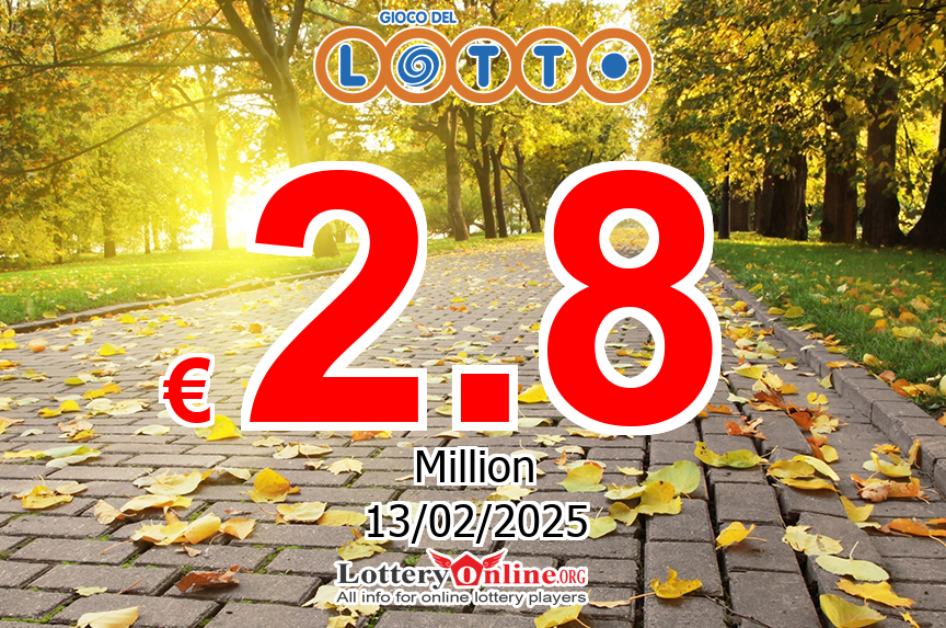 Lotto Winning Numbers Results for 02/11/25: Jackpot is € 2.8 Million Euro