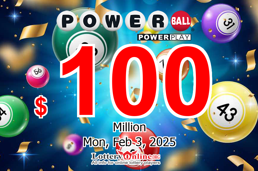 Powerball results for 02/01/25; Jackpot swells to $100 million