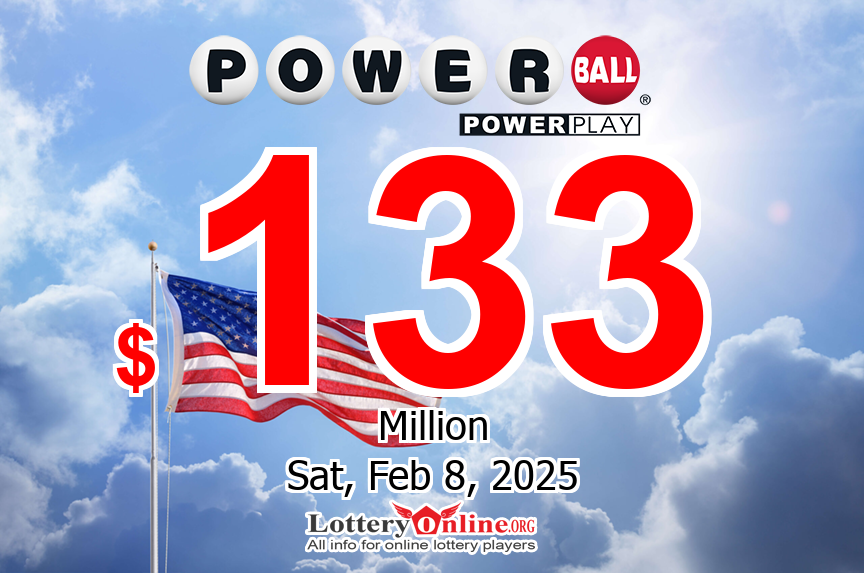 Powerball results for 02/05/25; Jackpot swells to $133 million