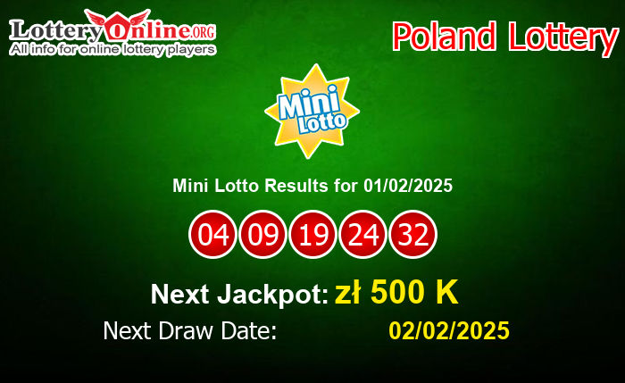 LatestMini Lotto Results