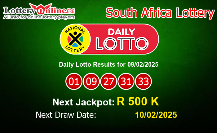 LatestDaily Lotto Results