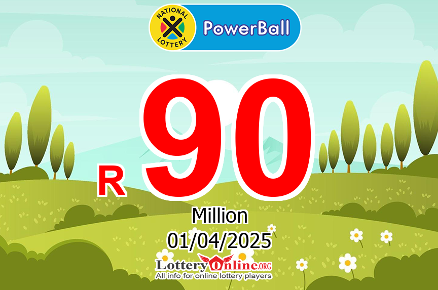 PowerBall results for 03/28/25: Jackpot is R 90 Million ZAR now