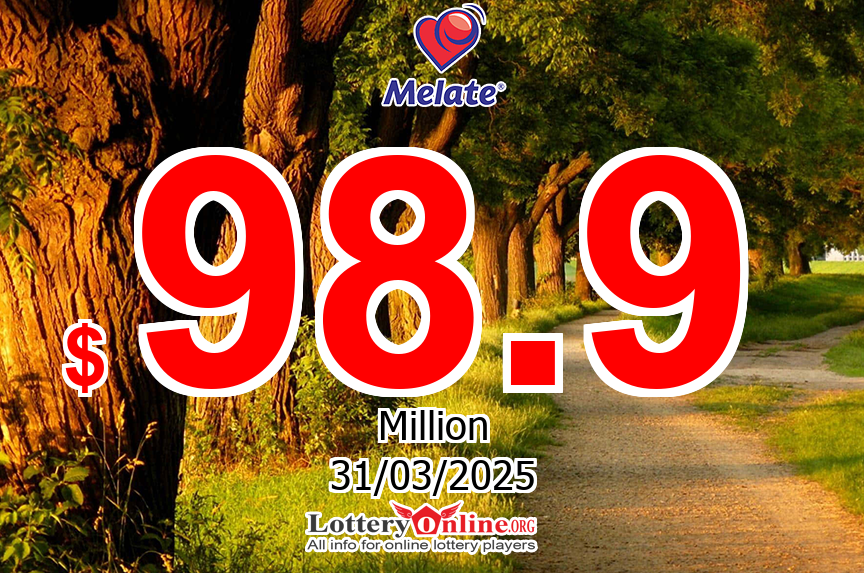 Mexlotto jackpot jumps to $ 98.9 Million MXN on Mar. 29, 2025