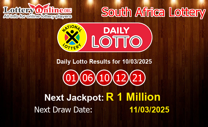 LatestDaily Lotto Results