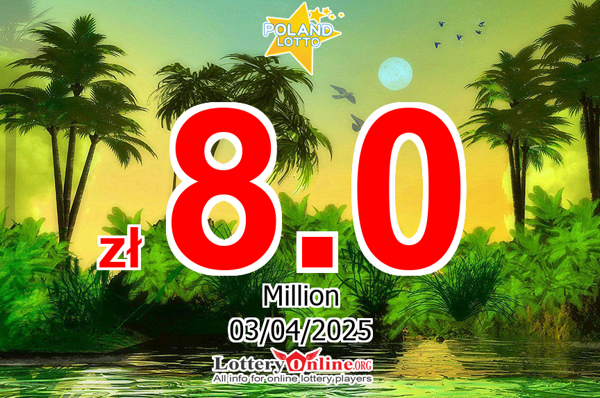 Lotto results for 04/01/25: Jackpot stands at zł 8 Million PLN