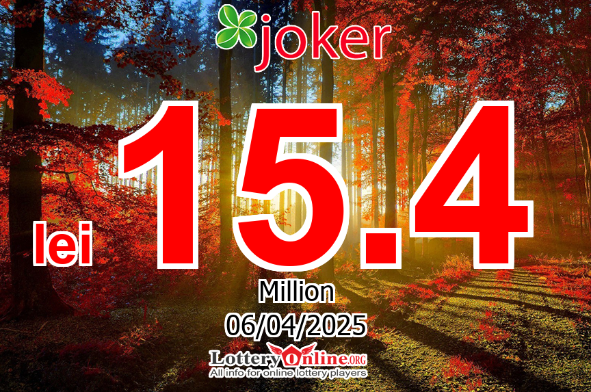The result of Joker lottery of Romania on Apr. 3, 2025