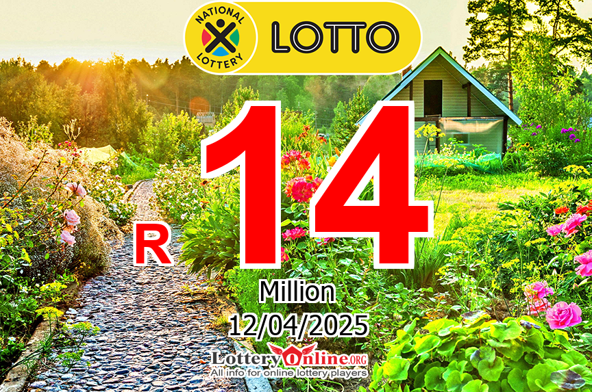 Lotto jackpot jumps to R 14 Million ZAR on Apr. 9, 2025