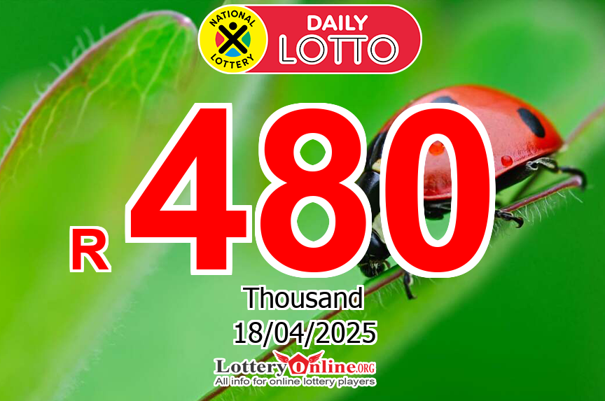 Daily Lotto jackpot is constantly exploding – R 550 K ZAR found out the owner on Thu, Apr 17, 2025