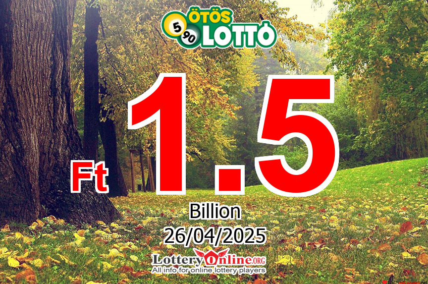 Otoslotto results for 04/19/25: Jackpot is Ft 1.484 Billion HUF now
