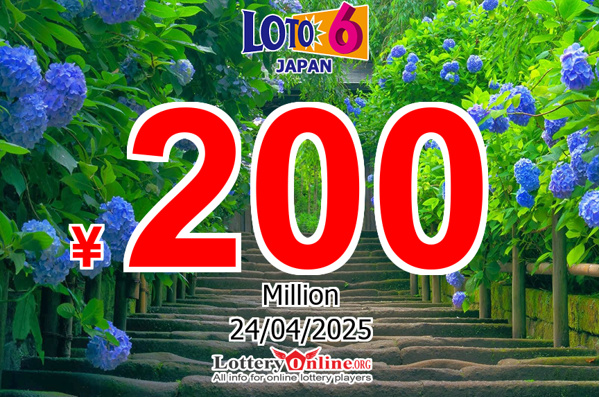 Loto 6 results for 04/21/25: Jackpot raises to ¥ 200 Million JPY