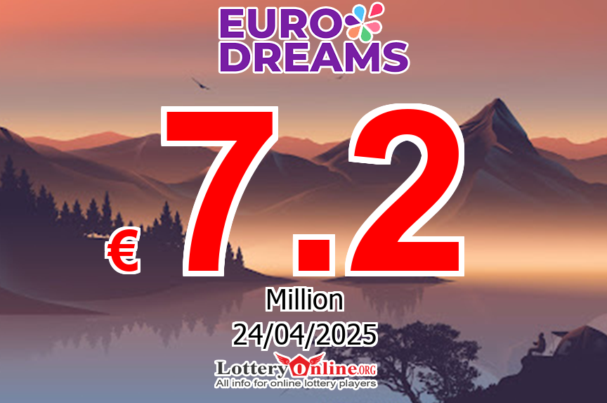 The result of EuroDreams of Europe on Apr. 21, 2025; Jackpot is € 7.2 Million Euro