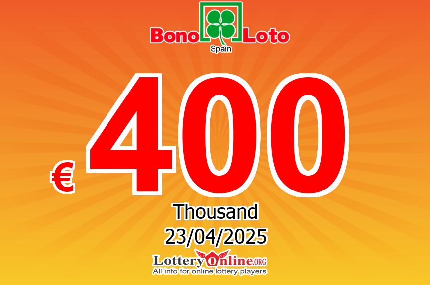 Jackpot € 1.2 K Euro of BonoLoto was owned on Tuesday, April 22, 2025