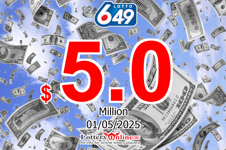 Lotto 649 jackpot jumps to $ 5 Million CAD on Apr. 27, 2025