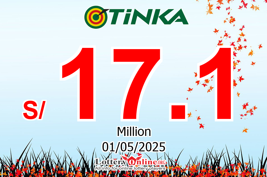 Tinka jackpot jumps to S/ 17.1 Million PEN on Apr. 28, 2025