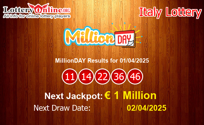 LatestMillionDAY Results
