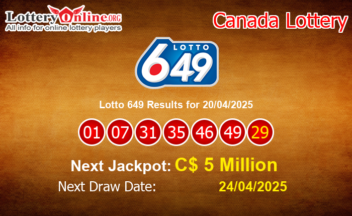 LatestLotto 649 Results