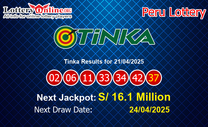 LatestTinka Results