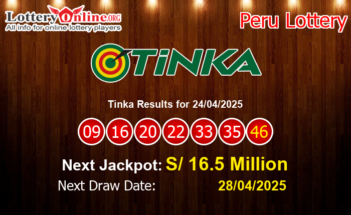 LatestTinka Results