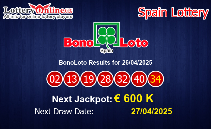 LatestBonoLoto Results