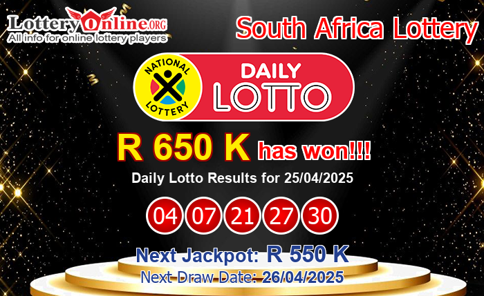 Kết Quả Xổ Số Daily Lotto