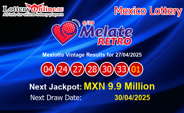LatestMexlotto Vintage Results