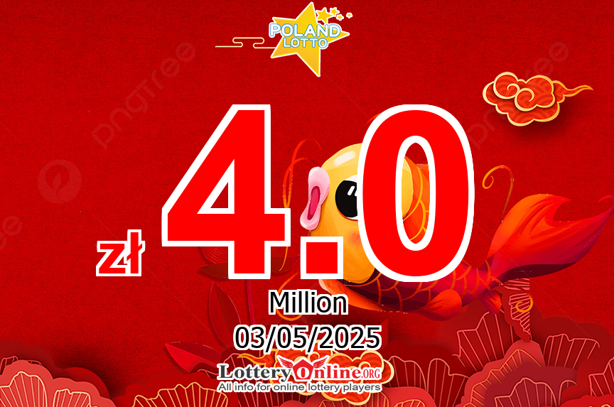 The result of Lotto lottery on May. 1, 2025 – Jackpot is zł 4 Million PLN