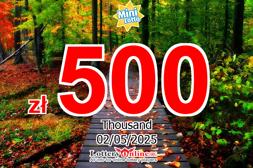 Mini Lotto Winning Numbers Results for 05/01/25: Jackpot is zł 500 K PLN