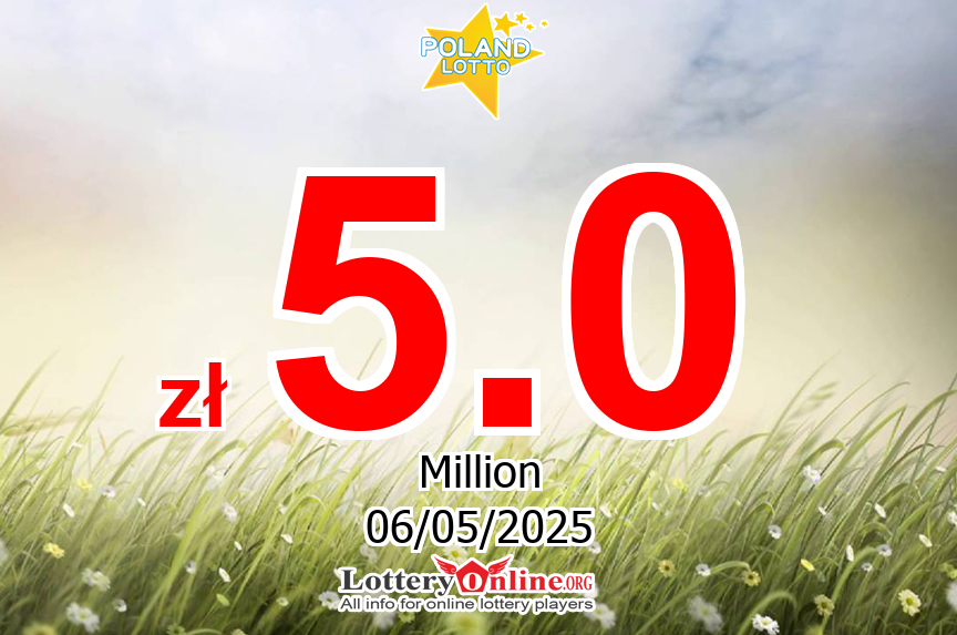 The result of Lotto lottery on May. 3, 2025 – Jackpot is zł 5 Million PLN