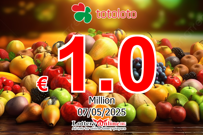 Totoloto Results for 05/03/25: The € 1.9 Million Euro Totoloto winner has been found