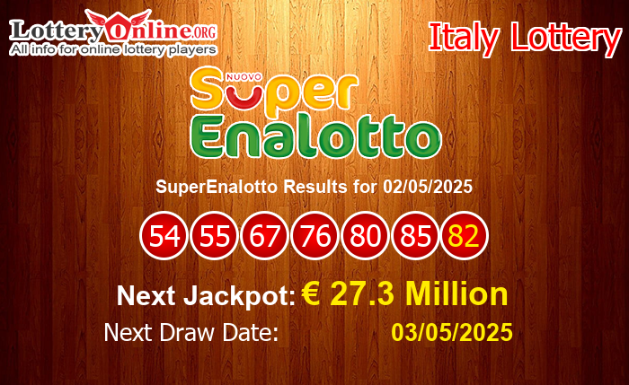 LatestSuperEnalotto Results