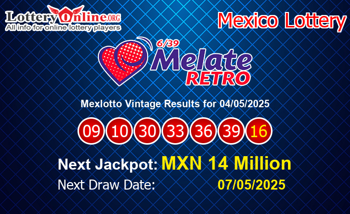 LatestMexlotto Vintage Results