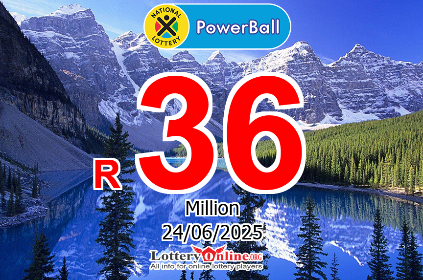 Jackpot R 40 Million ZAR of PowerBall was owned on Friday, June 20, 2025