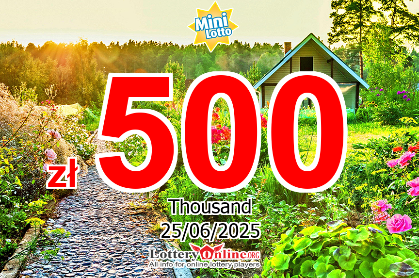Mini Lotto results for 06/24/25: Jackpot is up to zł 500 K PLN