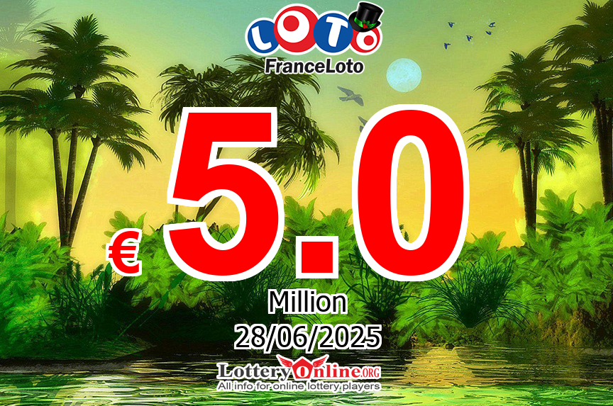 Loto Winning Numbers Results for 06/25/25: Jackpot is € 5 Million Euro