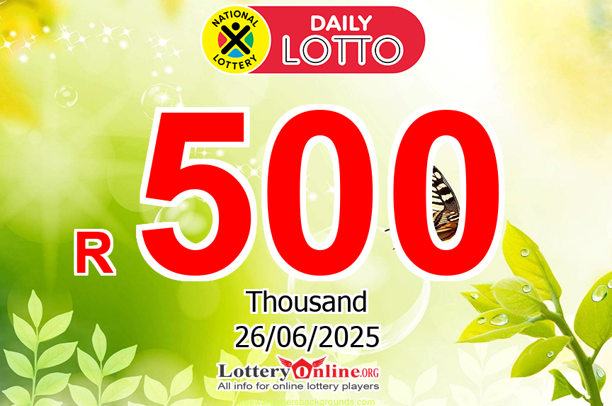 The result of Daily Lotto of South Africa on Wed, Jun 25, 2025
