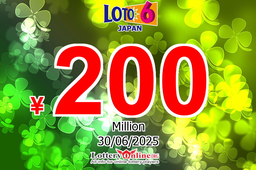 It’s amazing, ¥ 600 Million JPY jackpot of Loto 6 lottery found the owner on Jun. 26, 2025