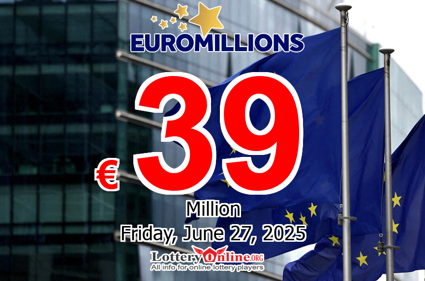 EuroMillions results of Tue, Jun 24, 2025: Jackpot raises to €39 million