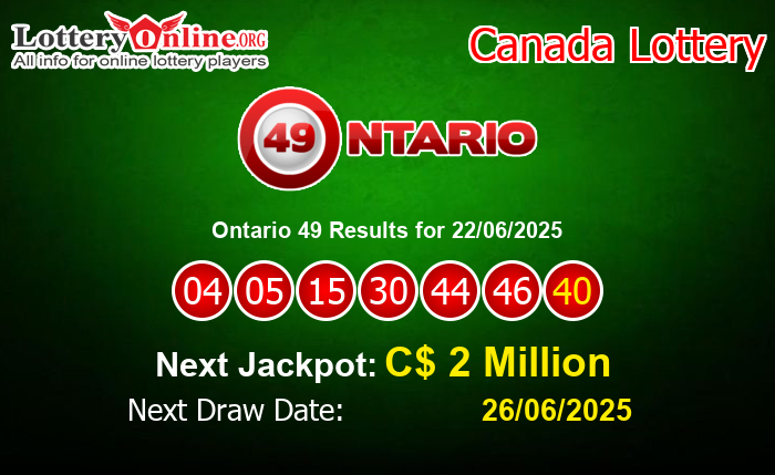 LatestOntario 49 Results