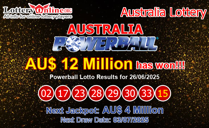 Kết Quả Xổ Số Powerball Lotto