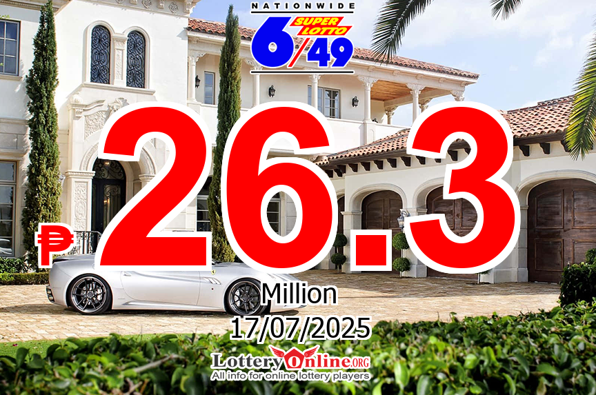Super Lotto results of Jul. 15, 2025; Jackpot is ₱ 26.3 Million PHP