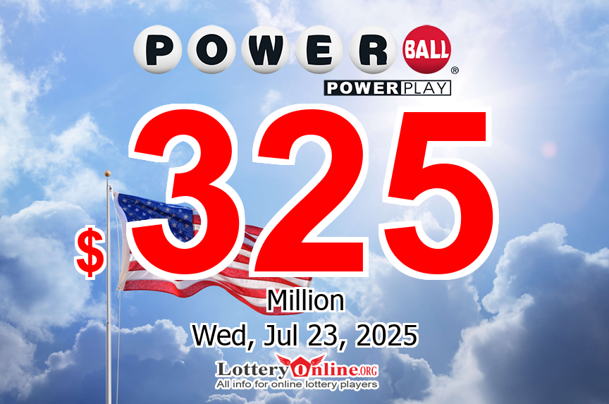 Powerball results for Jul. 21, 2025 – $325 million Jackpot is waiting for the owner