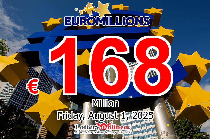 07/29/25 – Winning numbers drawn for €168M EuroMillions jackpot